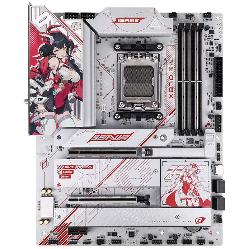 七彩虹iGame X870 Senna V14 柒小希 主板 支持CPU 9900X/9950X/9800X3D (AMD X870/socket AM5)