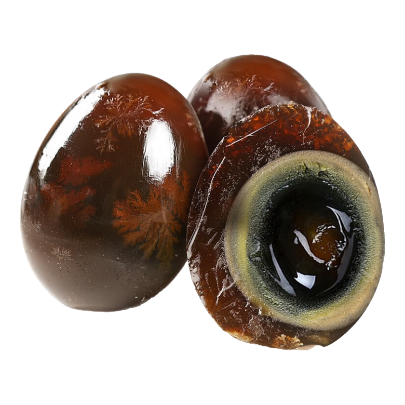 楚玥松花皮蛋溏心精选10枚20枚无铅工艺古法恒温腌制变蛋即食厂家直发 20枚*60-65克【高性价比】