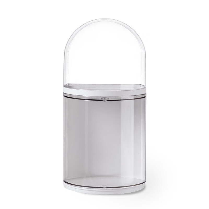 泡泡玛特展示盒透明盲盒收纳展示架手办公仔娃娃收藏柜防尘挂墙 大号三层 15*15*30.5cm