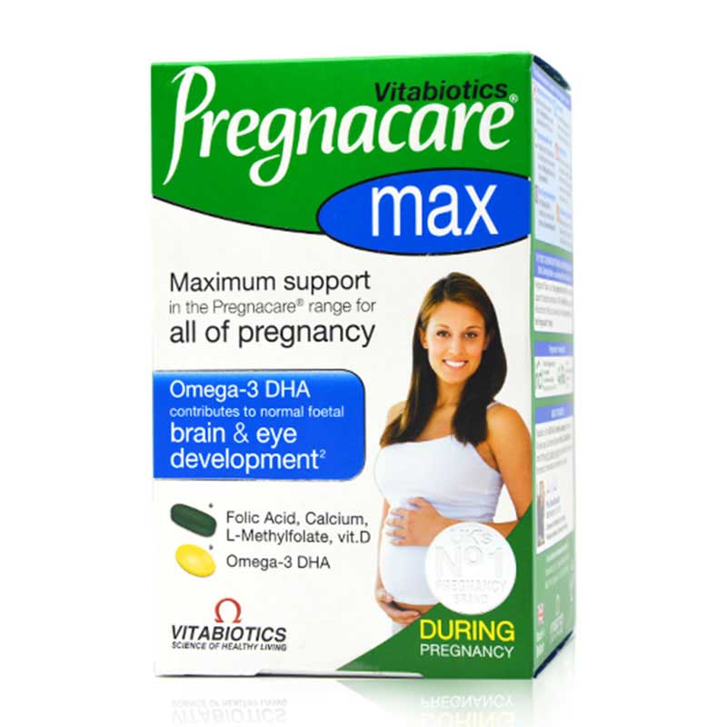 Vitabiotics3盒27年4月英國(guó)pregnacare max孕婦專用孕期維生素葉酸魚油dha鈣