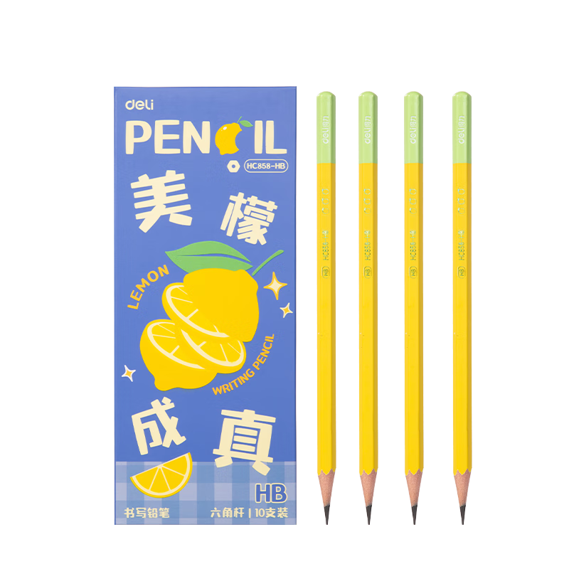 ������deli��HB���Ǹ�ѧ����дľ��Ǧ�����迼�Ի�ͼ�ʶ�ͯ���ֱ����� 10֧��ѧ�ľ� 3.94Ԫ