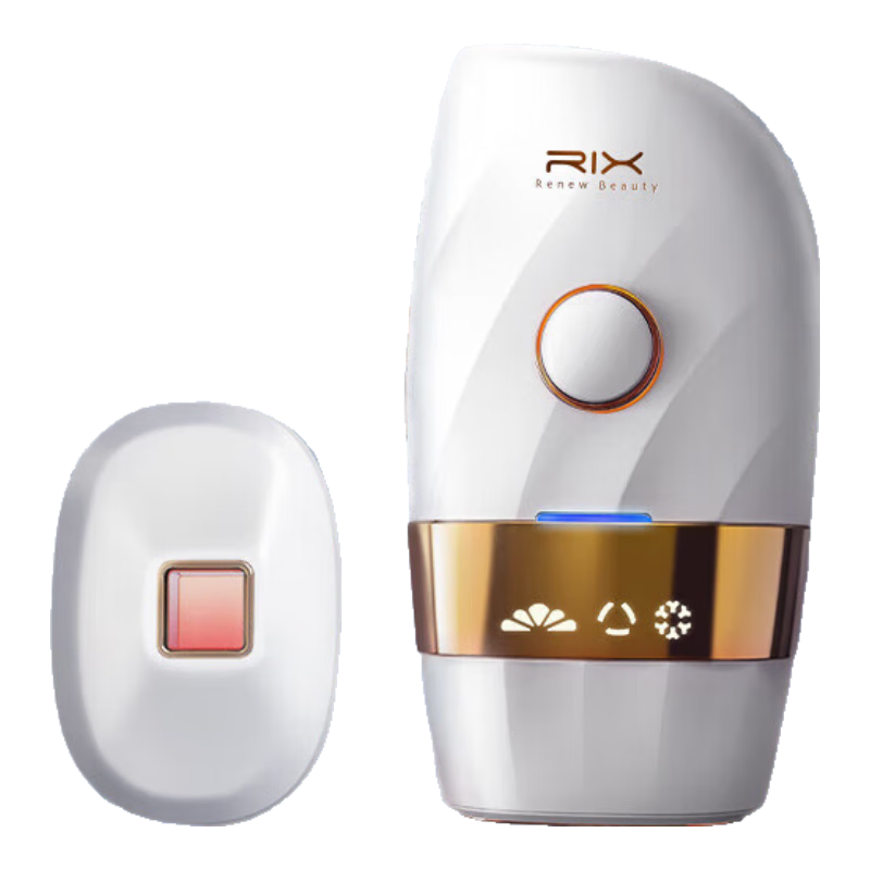 RIX脫毛儀女士小珍珠冰點(diǎn)激光脫毛手臂私密男士胡子無(wú)痛脫毛儀器 小冰炮脫毛儀標(biāo)準(zhǔn)版