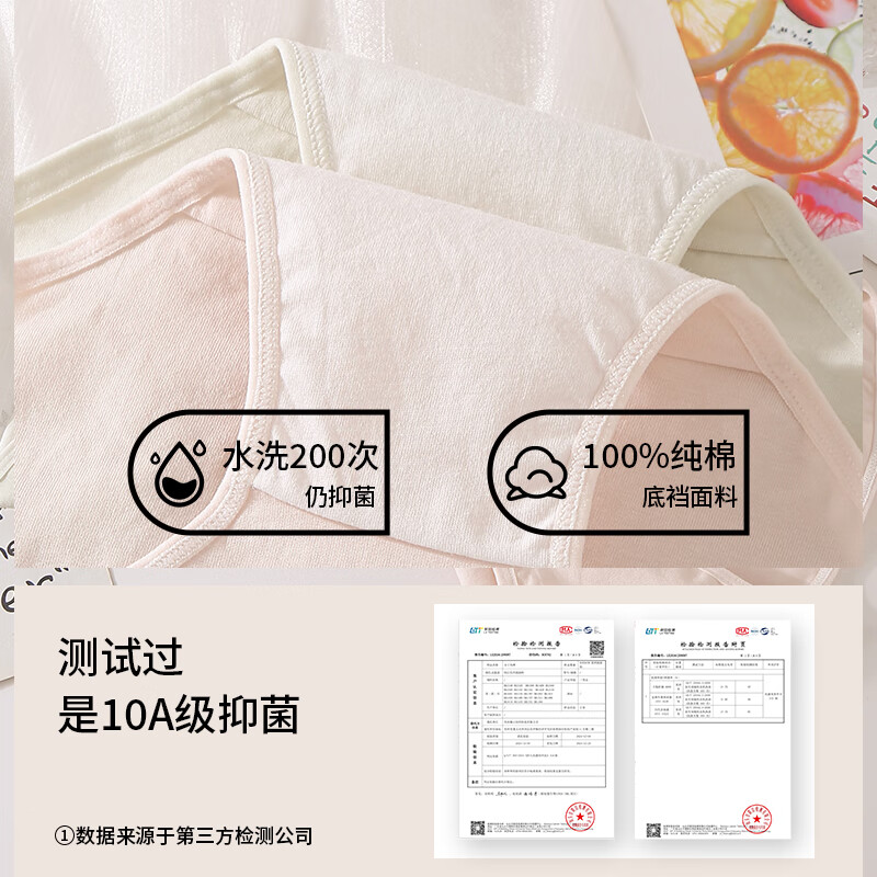 都市丽人女士内裤10A纯棉底抑菌档新款中腰透气吸汗柔软无痕高弹甜美短裤 浅灰,蓝色,豆绿,黄色 4条 XL