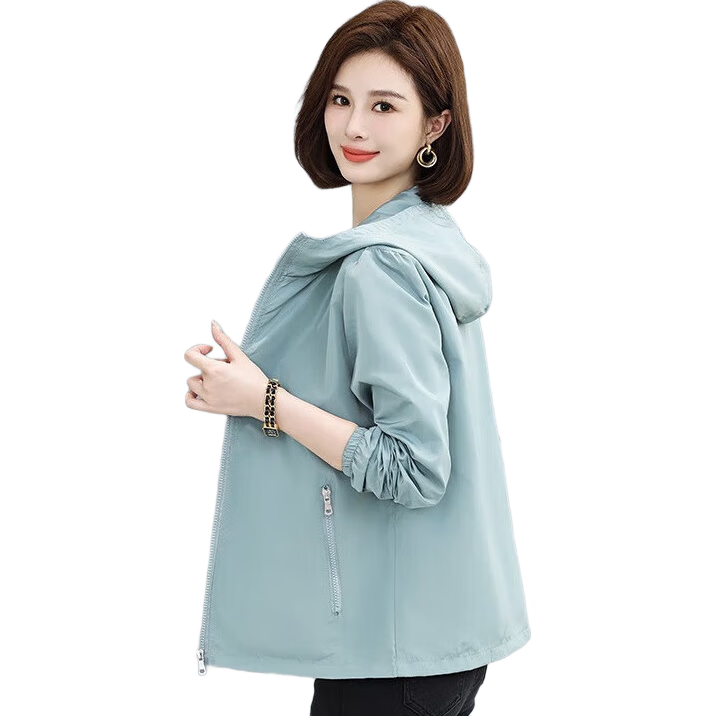 ��������Ů����̿�2025�¿����ﳤ�䱡��ٴ���ñС���п����� ��ɫ L 101-120�� 29.9Ԫ