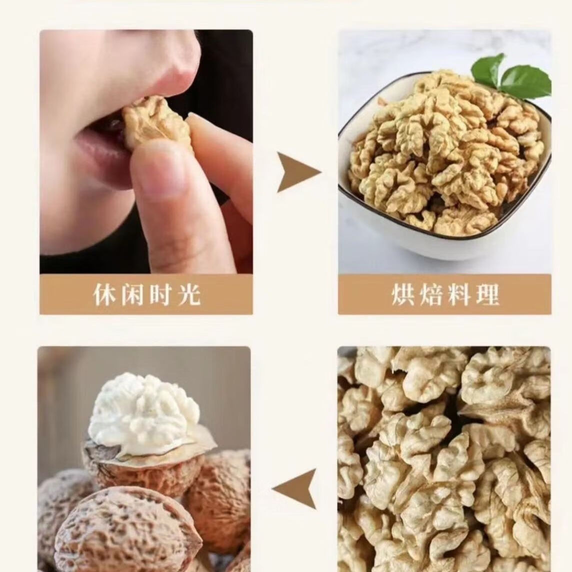 (干核桃)云南老树薄皮核桃(新货)原生态大果薄壳2025年新核桃 6个老树薄皮核桃-试吃