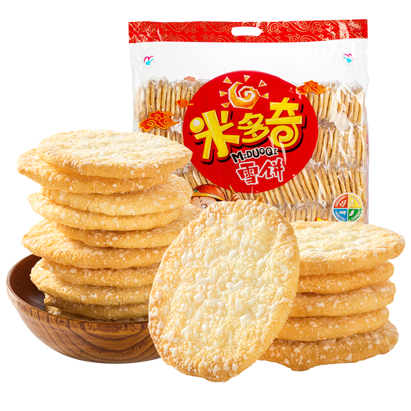 京喜特价,需抢券:miduoqi 米多奇 雪饼 438g 香米饼 438g