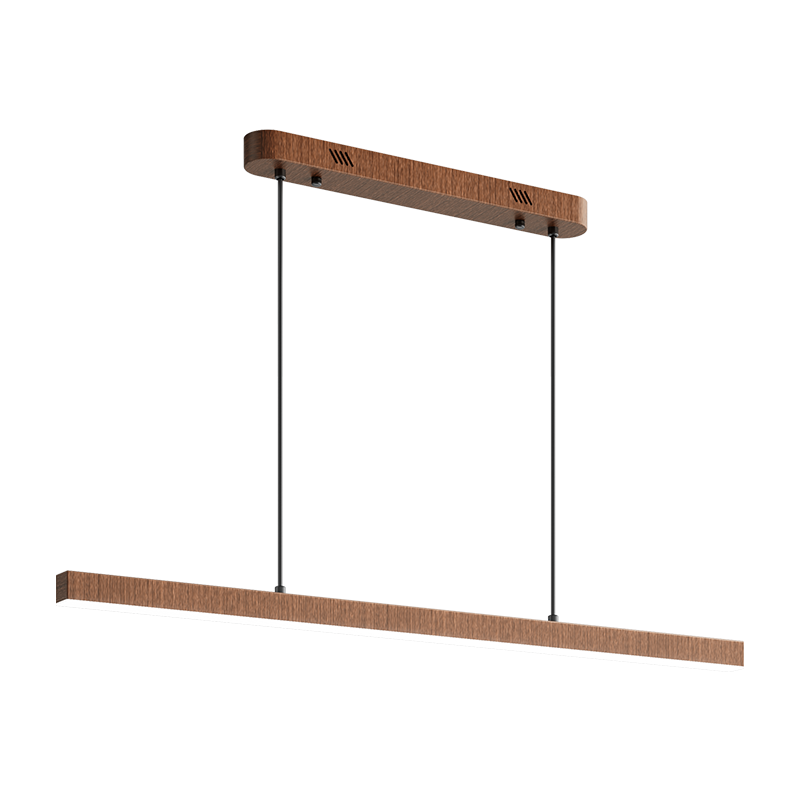 月影舒瞳智能中古風吊燈一字長條護眼餐廳吊燈現(xiàn)代極簡餐桌高亮燈具 100cm-58W【普瑞Thrive2代全光譜】智能控制10-15㎡