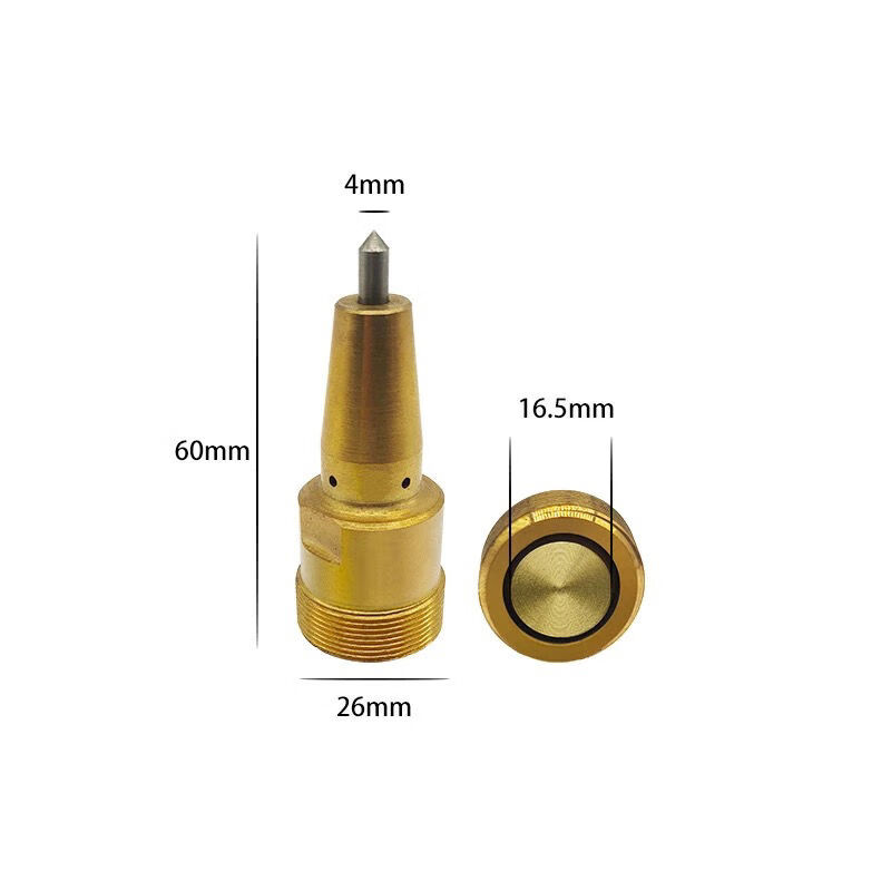 新店特惠价8折限前100名气动打标机针头钨钢合金针雕刻机针头 3号M26-4-16点5高60