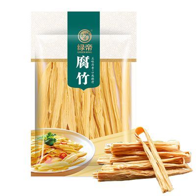 綠帝（GREEN KING）腐竹400g袋裝 南北干貨特產(chǎn),干腐竹手撕腐竹新老包裝交替發(fā)貨 400g
