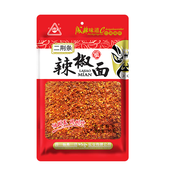 川珍辣椒面香辛料辣椒粉海椒面火鍋蘸料廚房燒烤調味料 二荊條辣椒面100g袋裝