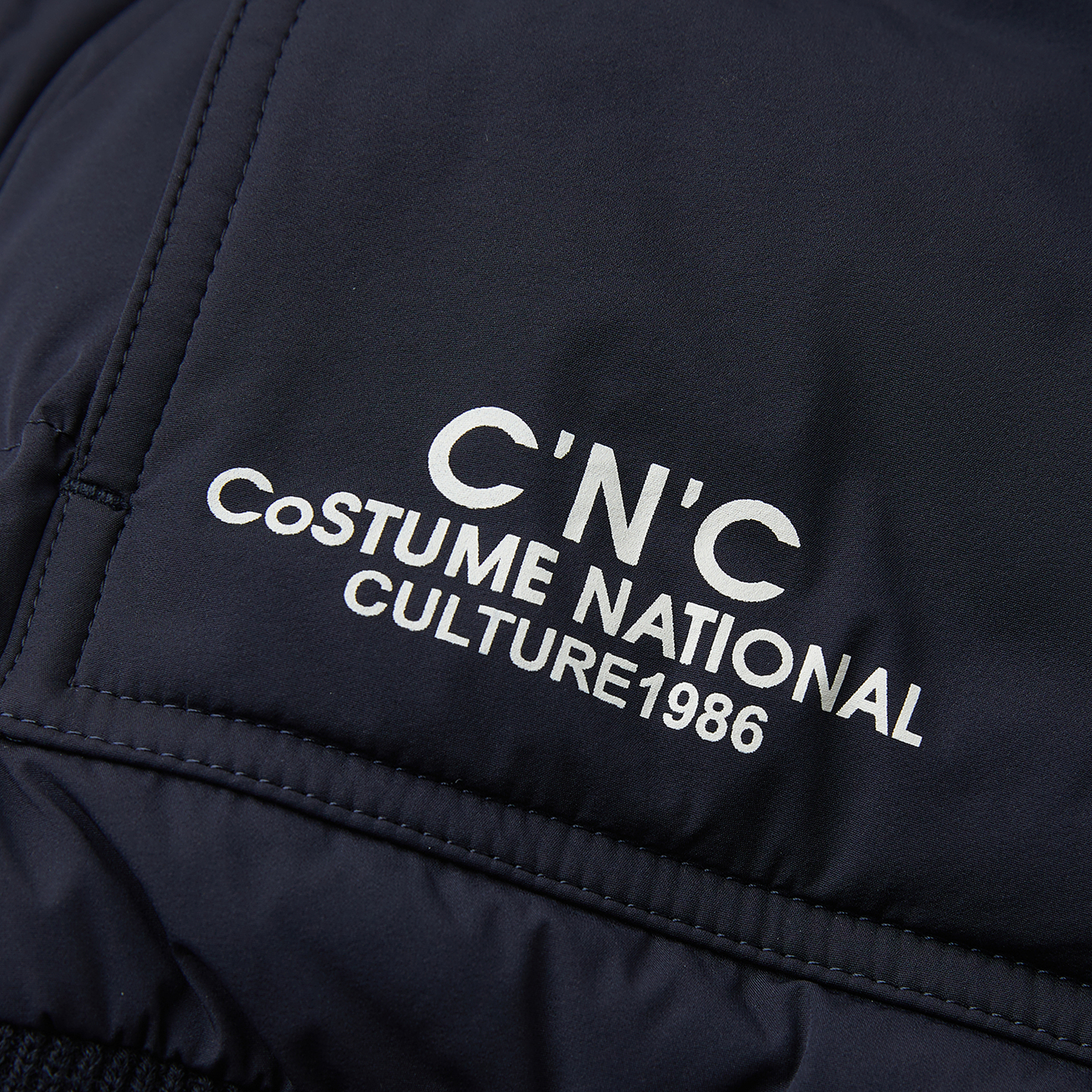 C'N'C【奢侈品衣服】CNC25秋冬新款连帽轻薄羽绒服拼接撞色外套男 藏青 54 /XL/(185/100A)