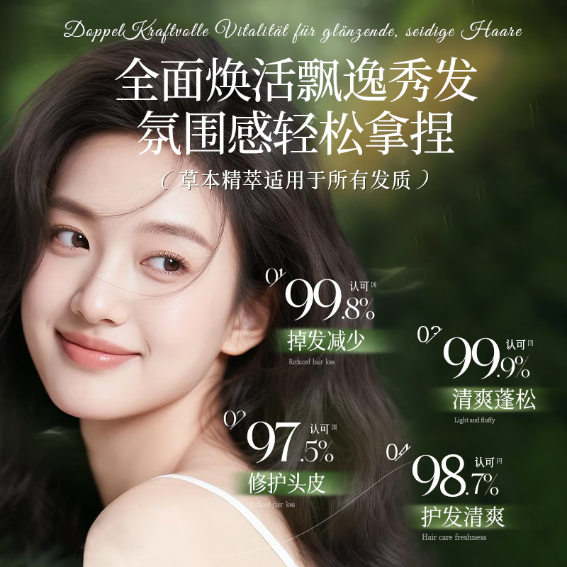 VADERNVA德国侧柏叶洗头发皂新疆乌斯曼草洗头皂何首乌五黑养固发防脱增密 一盒体验装【侧柏叶/乌斯曼洗发皂】