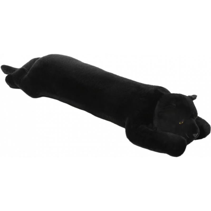 野獸派（THE BEAST）家居黑豹長(zhǎng)條抱枕男女睡覺(jué)夾腿枕頭靠墊家用沙發(fā)腰枕七夕禮物 黑豹條形抱枕