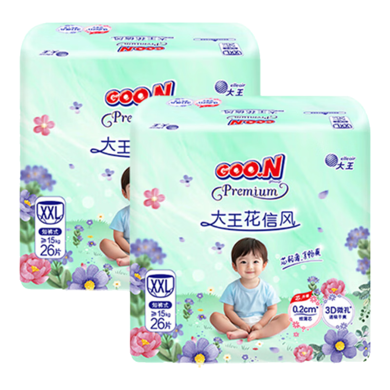 ���� GOO.N ���ŷ������� XXL26Ƭ*2�� >15kg 104.01Ԫ