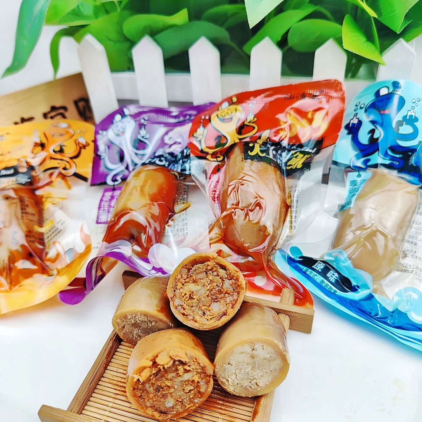 仙渔港鱿鱼仔原味烧烤香辣麻吹筒鱿鱼海兔即食海鲜休闲零食 仙渔港