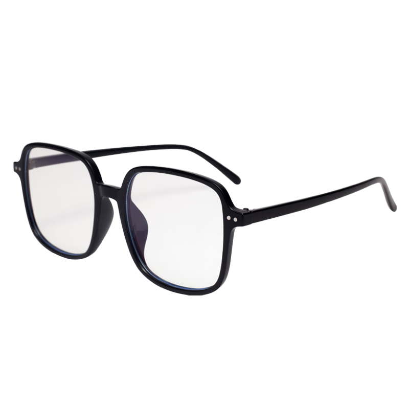 恋上 LianSan 防蓝光X眼镜男女款电竞游戏护目镜办公大框平光眼镜手机眼镜框 LS8599 黑色