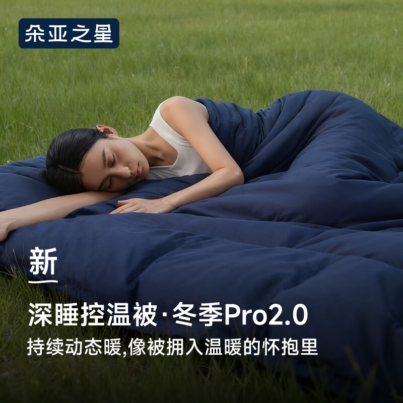 朵亚之星冬季深睡控温被pro2.0被子被芯冬被200x230保暖冬天棉被 加厚冬款-深睡蓝 150cm*200cm