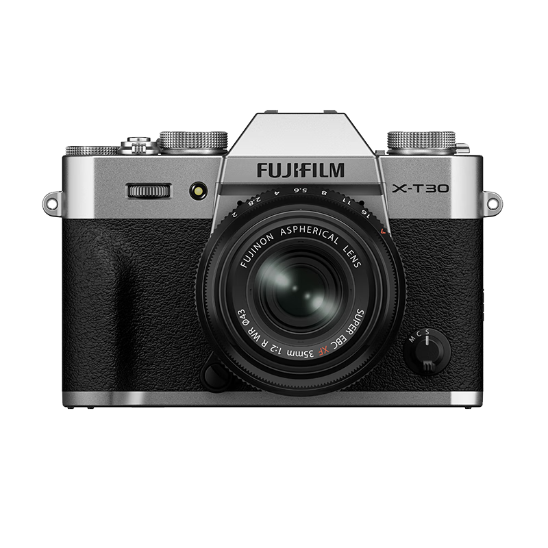 富士（FUJIFILM）X-T30 III/XT30 III 微单相机（XF35F2 镜头) 银色 2610万像素 胶片模拟拨盘 性能提升 自动对焦