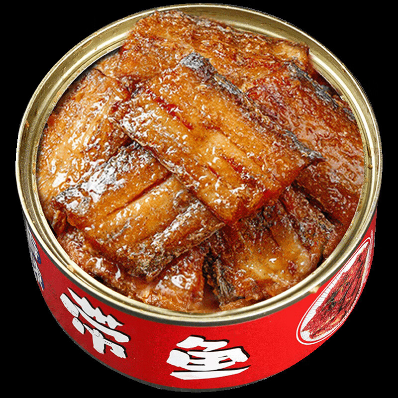 自然道烟台特产五香带鱼100克香辣带鱼罐头组合装 海鲜熟食即食罐装罐头 香辣+五香100g*4罐F4