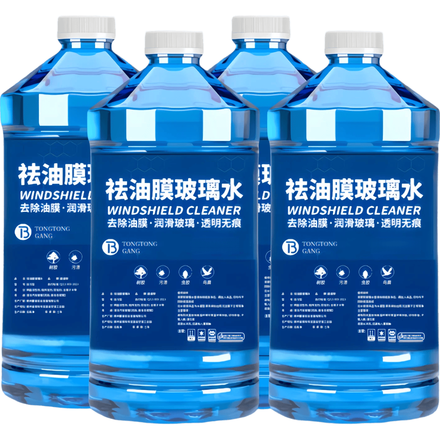 去油膜玻璃水防雨实用车品镀膜车玻璃水祛油膜夏季防冻四季通用 【夏秋专用祛油膜】2瓶 0度 【二代强力型】