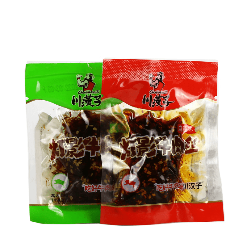 川妹子散装川汉子灯影牛肉丝500克装 五香麻辣办公室零食 四川达州
