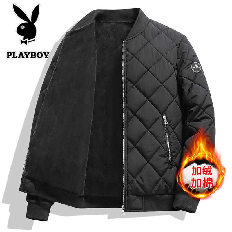 �������� PLAYBOY �޷���ʿ�п˰�������ɱ�ů���������껧���˶����� ��ɫ XL 74.5Ԫ(����ȯ)