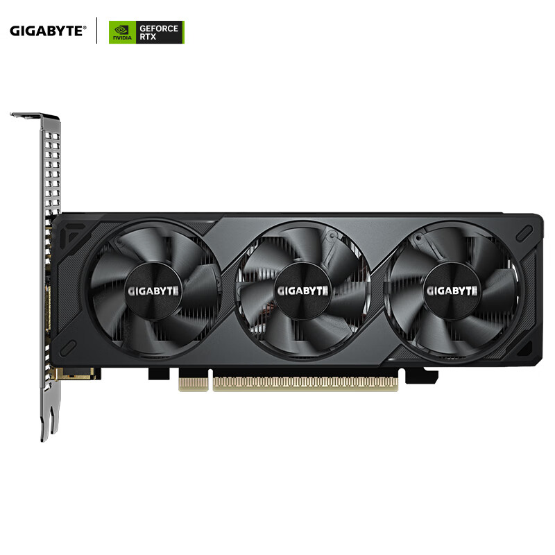 技嘉（GIGABYTE）GeForce RTX 5050 OC Low Profile 8G游戏设计OpenClaw龙虾本地部署显卡