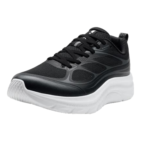 特步轻悦FW男跑鞋运动鞋冬季新款网面透气轻便减震男子休闲跑鞋黑色