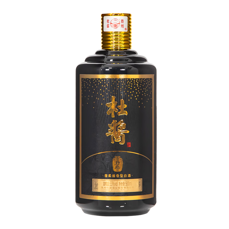杜酱封坛 茅台镇53度酱香型白酒 纯粮酿造坤沙老酒高粱酒 53度 500mL 1瓶
