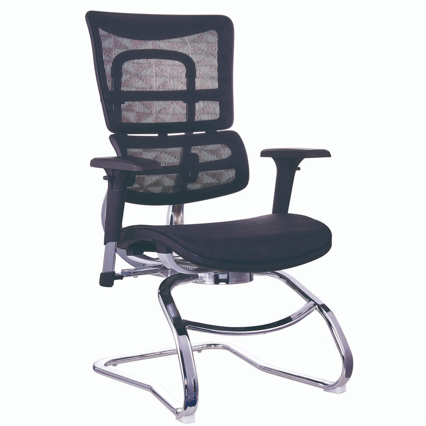 GAVEE 高个定制可躺人体工学椅午休电脑椅家用转椅网椅升降办公椅 80系弓形椅 网布 铝合金脚