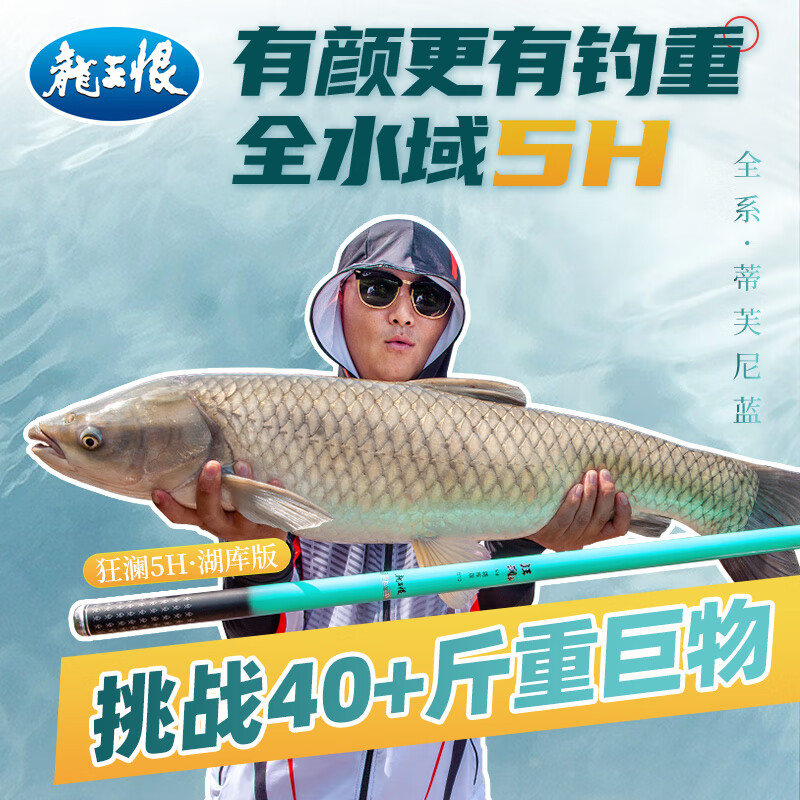 龍王恨狂瀾湖庫版5H魚竿手竿大物竿臺釣竿高碳素釣魚竿 3.6m 狂瀾湖庫版5H3.6米