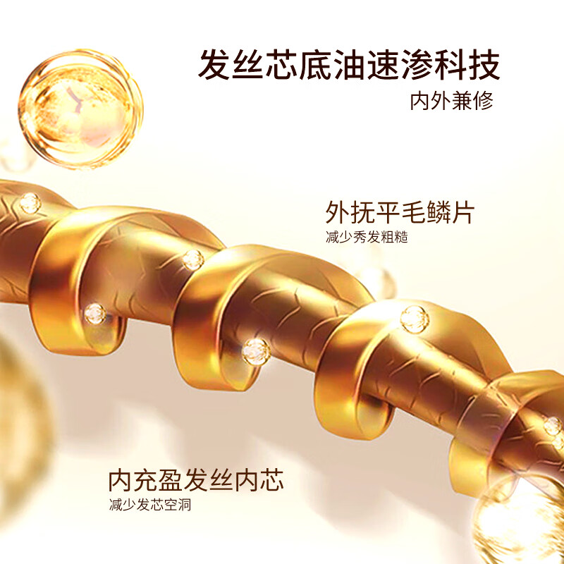 倩芝琳护发精油喷雾改善防毛躁卷发修复干枯头发染烫柔顺蓬松持久留香 护发精油100ML-2瓶.