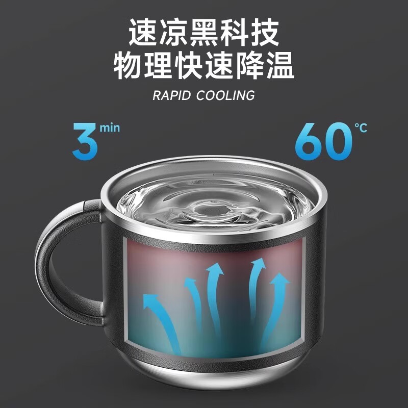 GERTHRON德国保温杯男款大容量316不锈钢2025新款便携焖泡茶杯茶水分离 钢本色1000ML【智能显温316抗菌款】 高颜值十大名牌保温杯