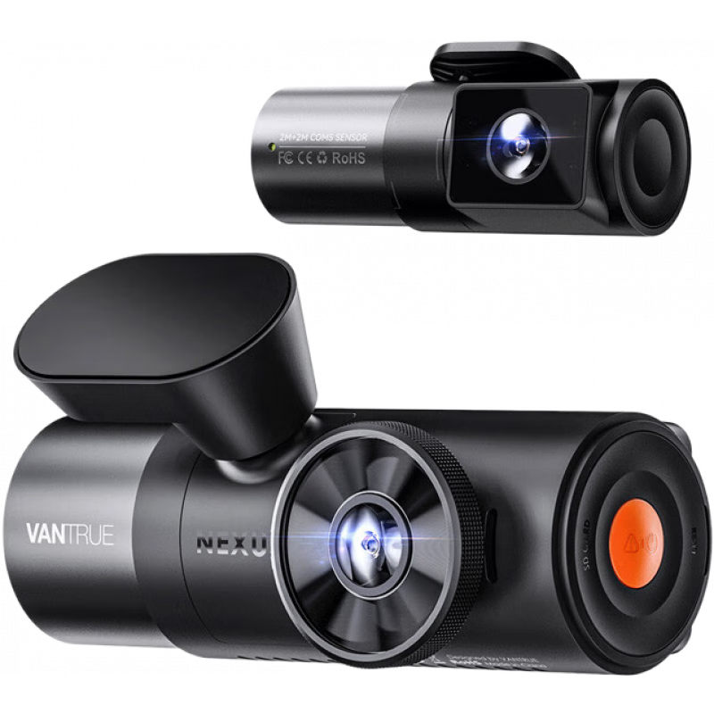 萬(wàn)奇歐高端行車記錄儀前后四攝2.5K超高清360度全車監(jiān)控防劃車 黑色 多鏡頭_標(biāo)配