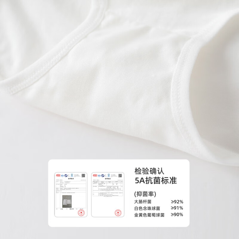 笑乐屋(XIAOLEWU)女童纯棉a类卡通印花内裤三角7A抗菌儿童内裤不夹屁屁 【7A抗菌】海洋小鱼三角sn402 4条 170