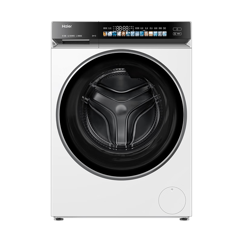 海尔（Haier）云溪4.0滚筒洗衣机全自动10公斤超薄家用家电国家补贴 京东自营直驱G583W 一级能效以旧换新内衣洗