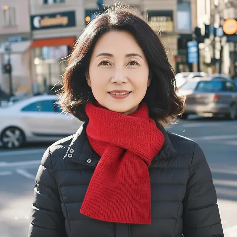 双星八特女鞋秋冬季鞋子女防滑耐磨加厚保暖软底中老年休闲鞋棉鞋女 围*巾 （颜色随机） 37