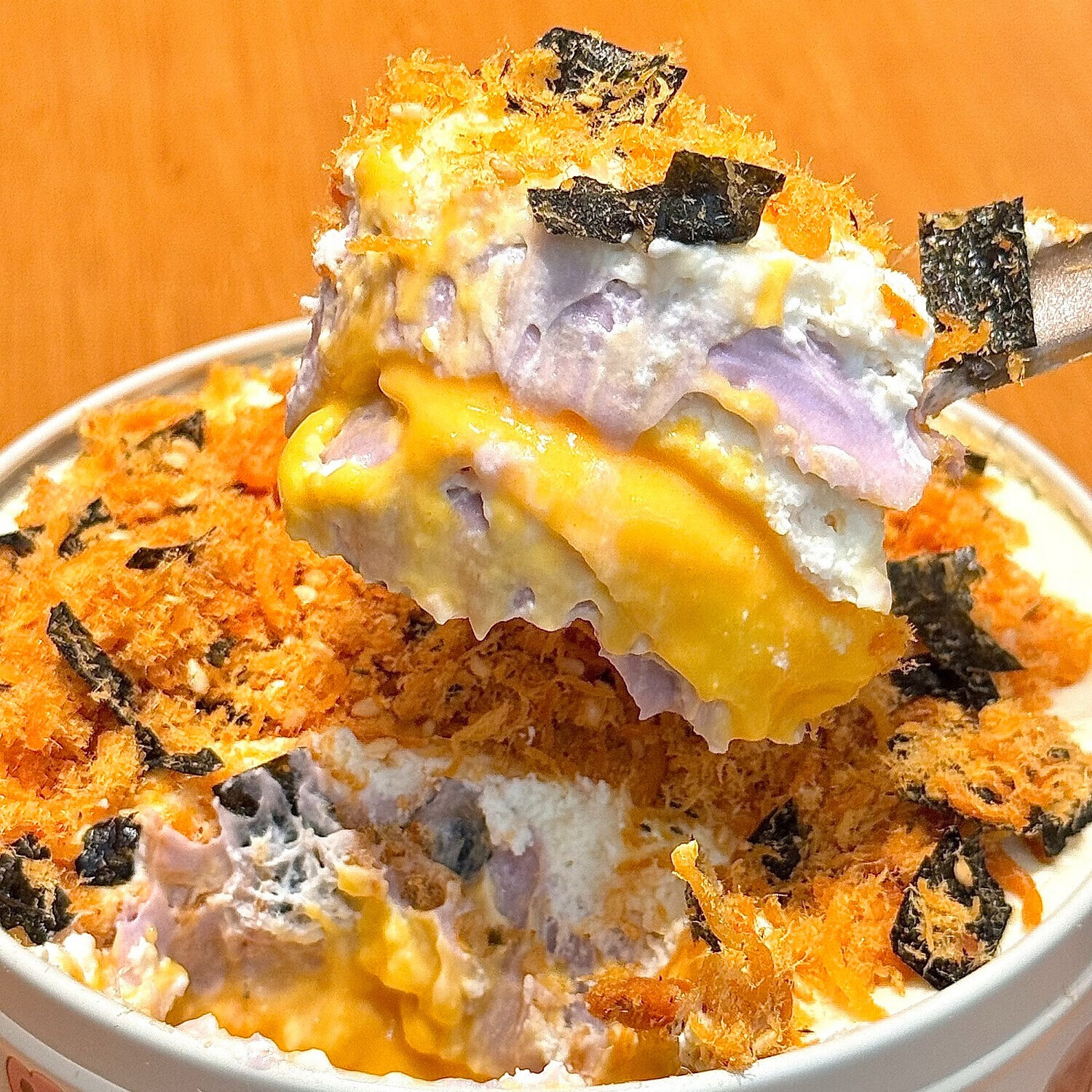 焙尔妈妈奶黄芋泥肉松蛋糕·五寸动物奶油新鲜好吃生日蛋糕下午茶休闲甜品 奶黄芋泥蛋糕铁罐5寸600g*1盒 顺丰发货(下单前请看详情页第一张)