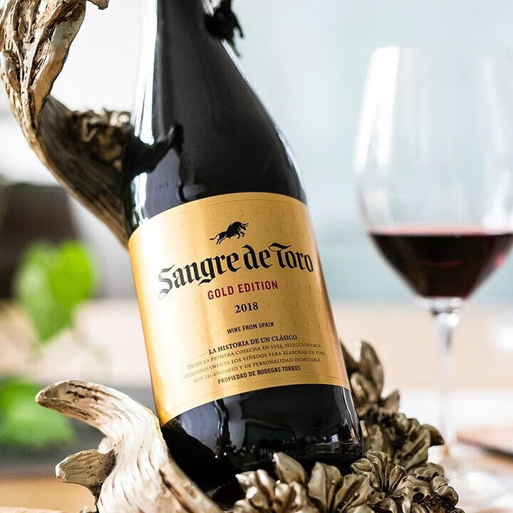 桃樂(lè)絲金標(biāo)公牛血6瓶裝西班牙原瓶進(jìn)口干紅葡萄酒原裝 750mL1瓶