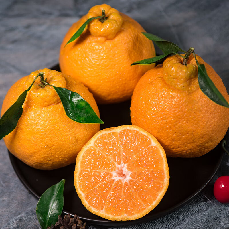 牛爱鲜丑橘丑柑四川丑柑不知火柑橘新鲜水果 不知火丑橘净重8.5斤单果80mm+ 新鲜
