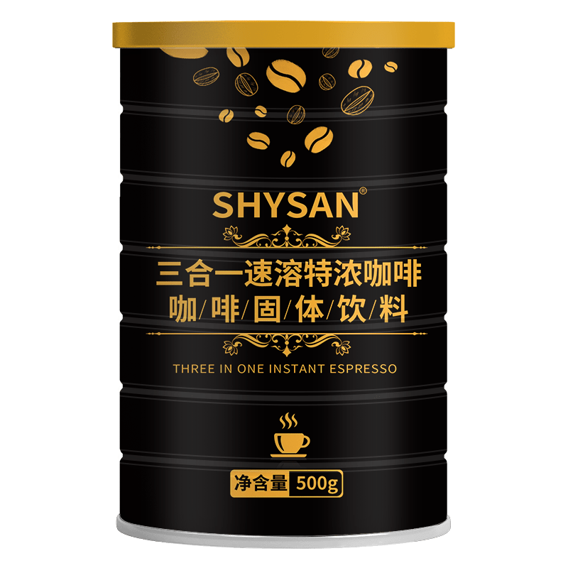 catfour咖啡速溶三合一原味特濃香醇瓶裝卡布奇諾學(xué)生熬即溶咖啡粉500g夜 特濃咖啡500g*1罐(偏苦)