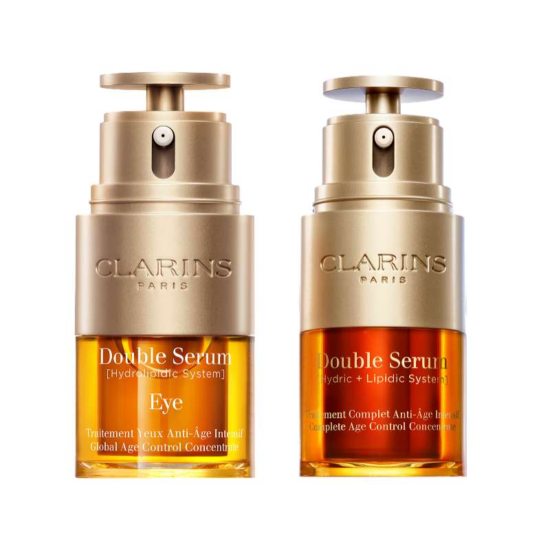 娇韵诗双萃精华眼霜20ml维稳滋润淡眼纹紧致护肤品抗皱礼物送女友