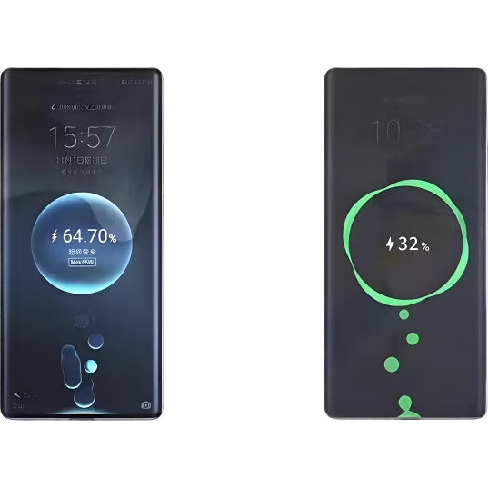 液态硅胶快充数据线适用华为充电线带灯闪充type-c手机充电器线充电线快充线 1.5米神秘紫TYPEC口