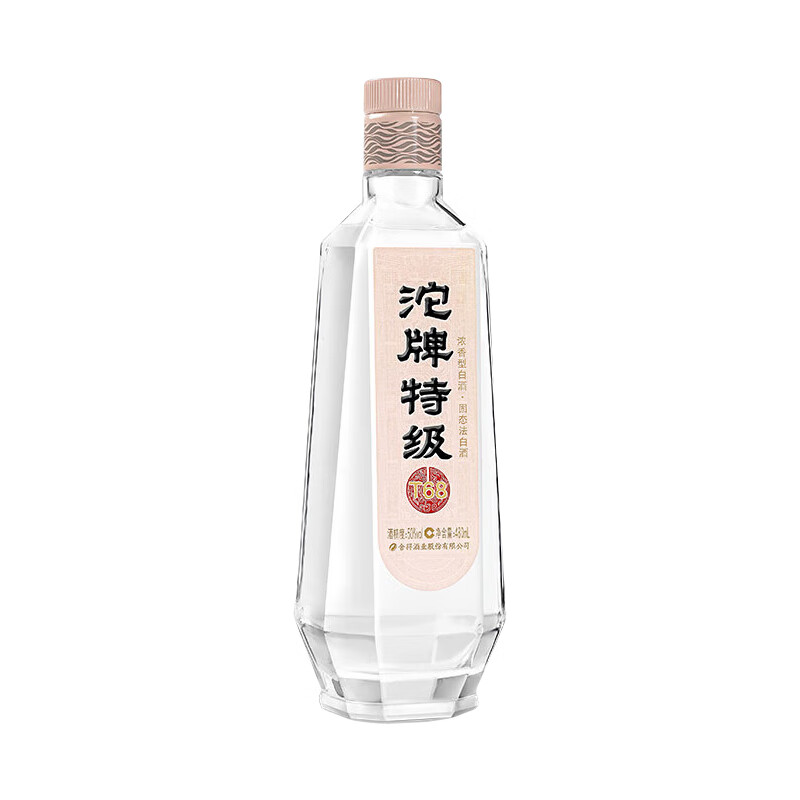 舍得沱牌特级酒50度480ml*6瓶整箱装浓香型白酒T68 50度 480mL 1瓶
