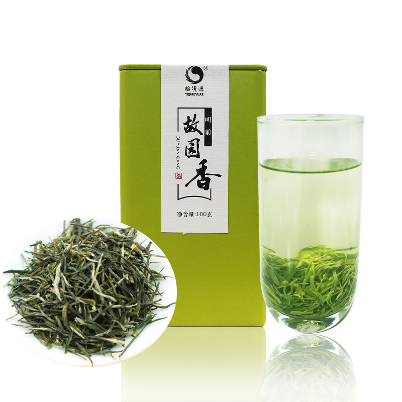 怡清源2024年新茶早春明前绿茶明前故园香100g早春绿茶罐装