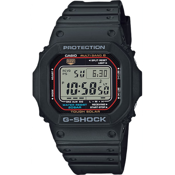 ����ŷ��CASIO��G-SHOCKϵ�� ̫���ܶ�����ˮ���� �˶�ʱ�����GW-M5610U-1PR 640Ԫ
