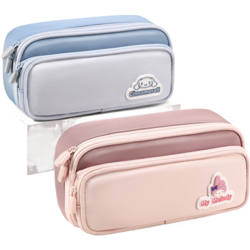 多妙屋庫(kù)洛米筆袋女生小學(xué)生2025新款女孩學(xué)習(xí)文具袋一二三年級(jí)大容量橫版玉桂狗筆袋初中高顏值多功能鉛 美樂(lè)蒂粉