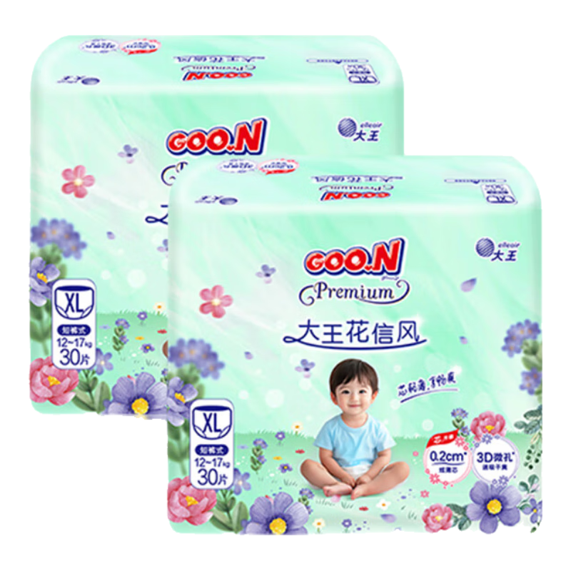 ���� GOO.N ���ŷ������� XL30Ƭ*2�� 12-17kg 113.83Ԫ(������)