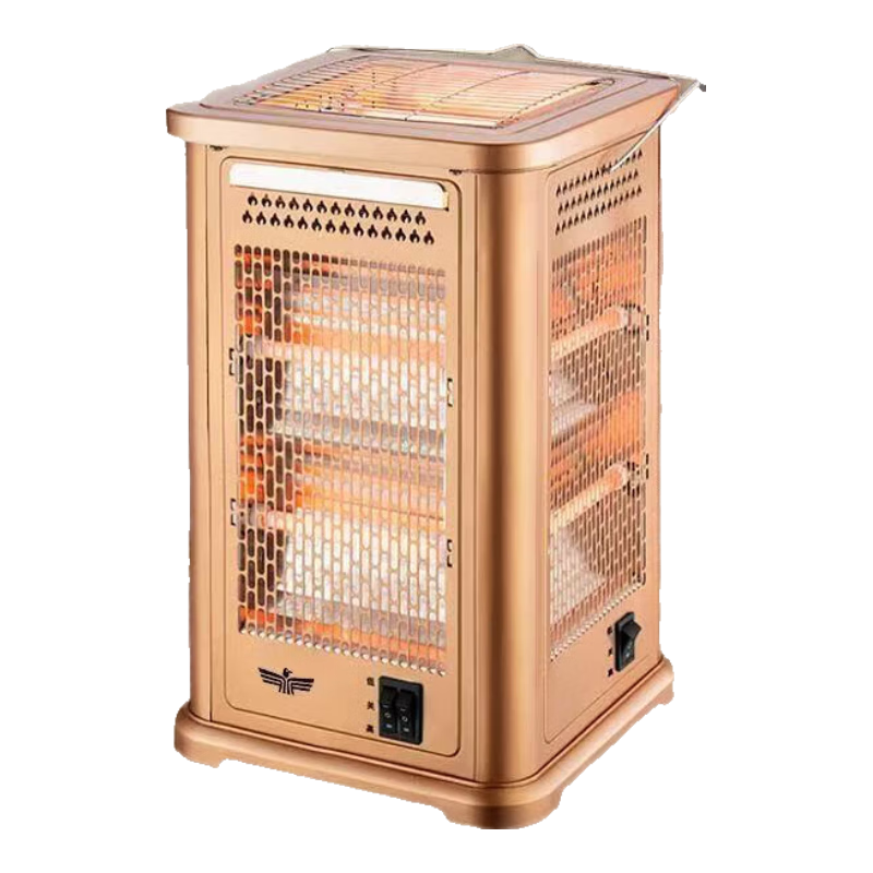 新飞取暖器家用电暖器快热炉全方位烧烤型烤火炉小太阳电暖气室内电热烤火器电烤炉子暖脚神器节能 中号基础款【按键开关】 LX-180 加赠烧烤网+抽屉托盘+备用加热管*3