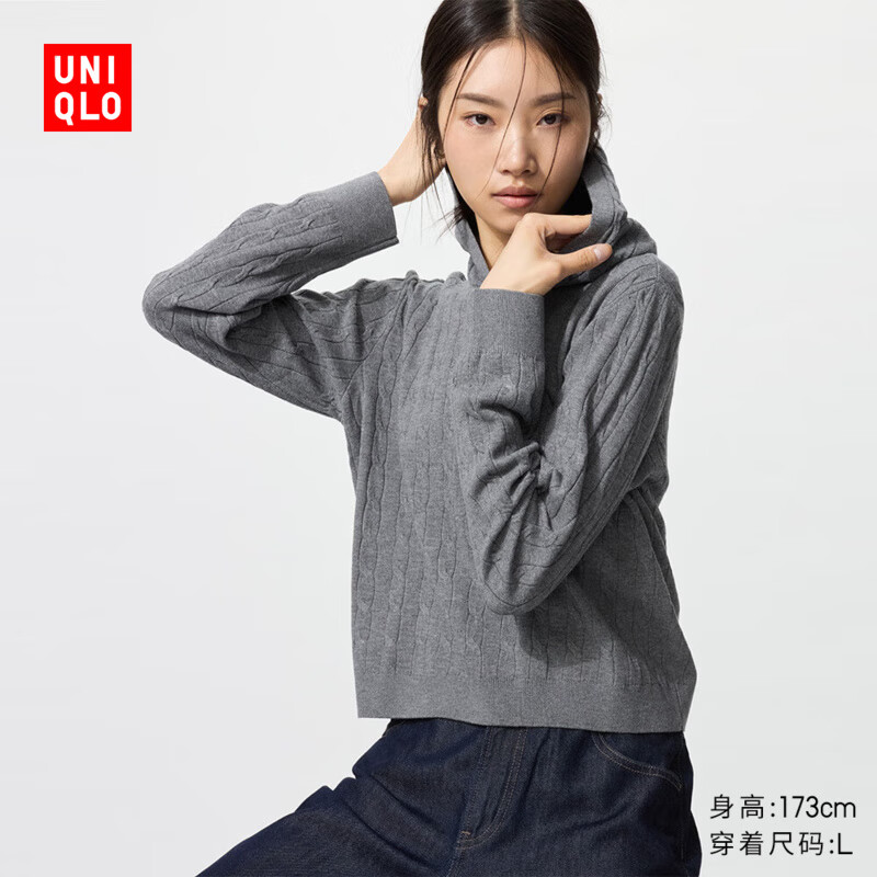 ���¿�Ůװ�ɻ�ϴŦ����֯��ñ��ͷ��478871 06 Ǧ��ɫ XS /150/76A